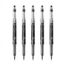 百乐BL-P50/P500中性笔0.5mm 黑色顺滑针嘴水笔财务考试专用黑色