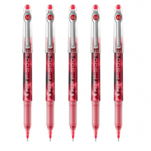 百乐（PILOT）BL-P50/P500针管笔水笔中性笔签字笔 红色 0.5mm 5支装