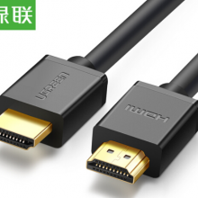 绿联 HDMI线2.0版 4k数字高清线 3D视频线 笔记本电脑连接电视投影仪显示器数据线HD118 黑色带编织网 1米