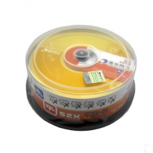 清华同方本色系列CD-R 52X 空白光盘光碟刻录盘 25片装