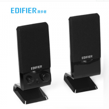 漫步者（EDIFIER） R10U 2.0声道 多媒体音箱 无蓝牙和无线连接 电脑音箱 黑色