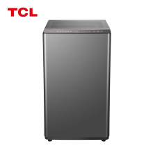 TCL 10公斤大容量全自动波轮洗衣机 喷瀑水流 玻璃大视窗 一体化机身 wifi智控 B100P7极地灰