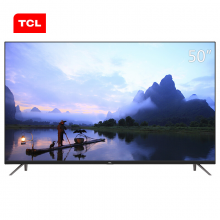 TCL 50A360 50英寸液晶电视4K超高清 安卓智能液晶电视机（黑色）