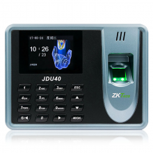 中控智慧 ZKTeco JDU40 彩屏免软件指纹识别考勤机打卡签到器