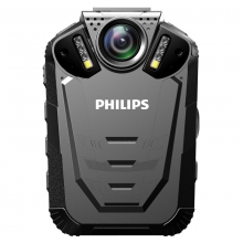 飞利浦（PHILIPS）VTR8210 执法取证 便携音视频 执法记录仪 1296P高清红外广角夜视摄像机 录音 拍照一体机170度广角镜头