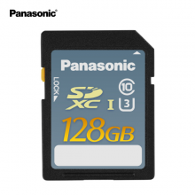 松下（Panasonic）SD存储卡A1 U3 C10专业微单反相机摄像机内存卡支持4K高清 128G(广电级)读取95M/S 写入90M/S