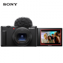 索尼（SONY）ZV-1 II 二代数码相机 Vlog相机/4K视频/超广角/大光圈 黑色