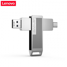 联想（Lenovo）128GB Type-C USB3.2 手机电脑U盘SX5Pro 读500MB/s 写430MB/s 全金属双接口 办公多功能 银色