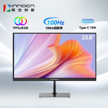 联合创新 24D1F Pro 23.8英寸电脑显示器 100HZ type-c接口办公显示器