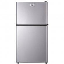 TCL BCD-50H 50升 小型双门电冰箱 迷你节能 办公居家便捷之选 环保内胆 （拉丝银）