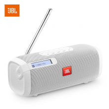 JBL TUNERFM WHT 无线蓝牙音箱 便携式音响 手机/电脑外放播放器 FM收音机 白色