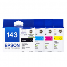 爱普生（EPSON） T1431墨盒T143墨盒适合WF-7511 7521 3011 (T1431-T1434)4色套装墨盒