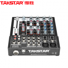 得胜（TAKSTAR）XR-210FX 专业10路调音台 带效果内置声卡十路调音台
