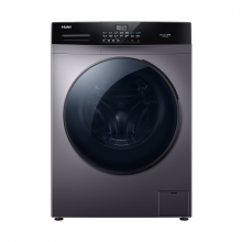 海尔（Haier）滚筒洗衣机全自动家电 高温除菌蒸汽除螨 10公斤洗烘一体 BLDC变频电机 EG100HB6S