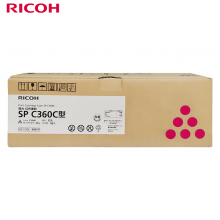 理光（Ricoh）SP C360C 品红墨粉盒1支装 适用于SP C360DNw/C360SFNw