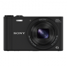 索尼（SONY） DSC-WX350 便携数码相机/照相机/卡片机 黑色（约1820万有效像素 20倍光学变焦  Wi-Fi遥控）