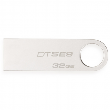 金士顿32GB U盘 DTSE9H 金属 银色 精巧时尚 稳定可靠