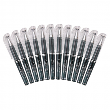 晨光（M&G）0.5mm黑色中性笔口袋笔迷你子弹头签字笔水笔GP0097A 12支/盒