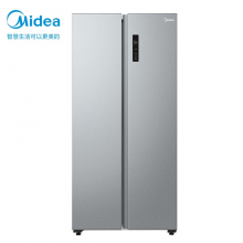 美的(Midea)470升变频一级能效对开双门家用冰箱小家智能风冷无霜BCD-470WKPZM(E)