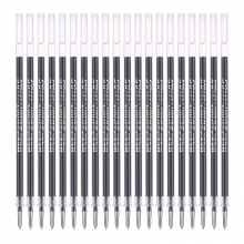 晨光MG007 文具0.5mm黑色学生考试中性笔芯 子弹头签字笔替芯 金钻系列水笔芯 20支/盒