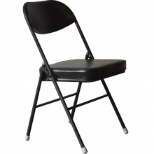 天坛家具 7469B 折叠软椅喷塑椅（黑色） 1把装