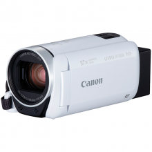 佳能（Canon）HF R806 摄像机 白黑色（高清数码摄像机 家用专业DV 录像机 57倍长焦防抖 儿童/会议/Vlog）