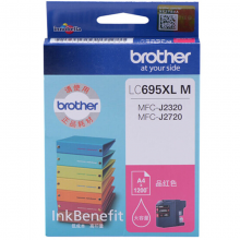 兄弟 LC695XL M 品红色墨盒（适用于 兄弟MFC-J2720、MFC-J23）