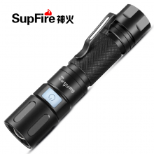 神火（supfire）x60强光手电筒 变焦远射USB充电式 家用便携 户外骑行灯