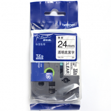 兄弟TZe-151 24mm透明底黑字标签色带(适用9500/9700/9800/3600/2430/2730/7600)