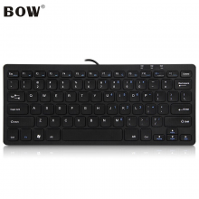 航世（BOW）HW098A键盘 有线键盘