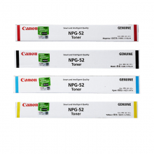 佳能（Canon）NPG-52 墨粉盒四色一套 (适用：iR-ADV C2020、iR-ADV C2025、iR-ADV C2030)