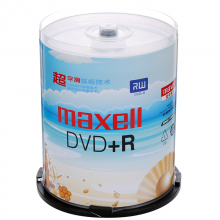麦克赛尔 DVD+R光盘 刻录光盘 光碟 空白光盘 M2系列16速4.7G 珍珠白桶装