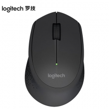 罗技（Logitech）无线鼠标M280光电笔记本电脑商务办公 舒适操控 M280黑色