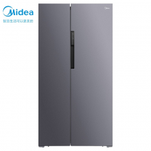 美的(Midea)606升对开门无霜双开门智能家电双变频一级能效电冰箱BCD-606WKPZM(E)