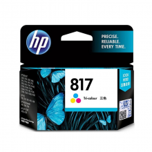 惠普（HP）817彩色墨盒 适用D2468/4308/F2288/1218/3938 817A彩色墨盒（约240页）