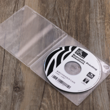 信发（TRNFA）PP方形光盘盒 薄款 DVD盒 单面CD盒光盘收纳可装封面插页 50片装/包