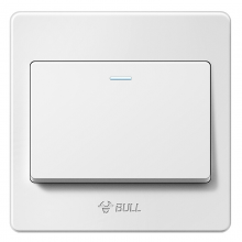 公牛(BULL) 开关插座 G07系列 一开双控开关 86型面板G07K112C 白色 暗装