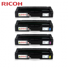 理光（Ricoh） SP C250C型 彩色墨粉盒 硒鼓适用C250DN/C261SFNW (蓝/红/黄/黑) 套装