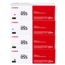 佳能（Canon）CRG-055 硒鼓 四色一套 适用于（LBP663Cdn、LBP664Cx、MF742Cdw、MF746Cx）