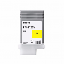 佳能 （Canon） TM-5300/5305/5200/5205原装墨盒墨水PFI-8120 （130ML）Y 黄色