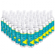 史达立 75%酒精喷雾100ml*60瓶 便携酒精乙醇消毒液 皮肤物品清洁消毒护理
