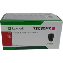 利盟（Lexmark）78C30MK 红色碳粉盒 超高容（6000页）银行专用版 适用CS421/CS521dn