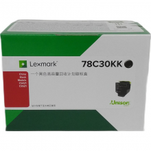 利盟（Lexmark）78C30KK 黑色碳粉盒 超高容（10000页）银行专用版 适用CS421/CS521dn