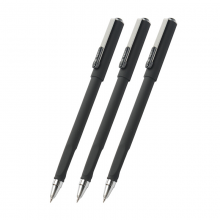 金万年 磨砂笔杆伯爵中性笔 0.5mm 签字笔 K-1162C 2支装 黑色 