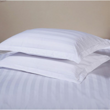 酒店床上用品宾馆纯棉枕头套单人白色枕套加厚全棉贡缎枕芯套 55X85（40S普通）