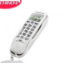 中诺C259 电话机 座机 固定 电话 来电显示 桌壁两用 免电池 有线板机 坐机 白色