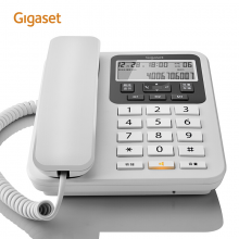 集怡嘉(Gigaset)DA160(白)电话机座机  