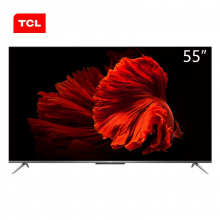 TCL 55Q7D 55英寸高色域AI社交智慧屏 4K超高清 超薄全面屏智能液晶电视机 3+32GB 分体式摄像头