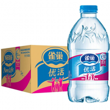 雀巢（Nestle）优活纯净水330ml*24瓶整箱装 