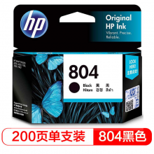 惠普T6N10AA 804 黑色墨盒(适用于HP ENVY Photo 6220 /HP ENVY Photo 6222)